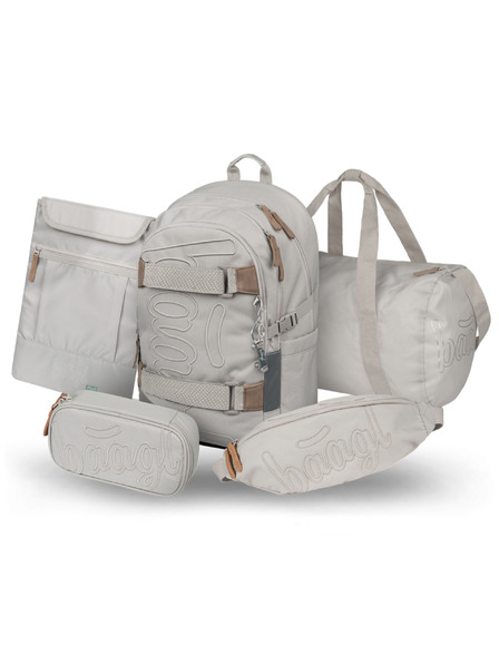 BAAGL  BAAGL SET 5 Skate Mist: Rucksack, Federmäppchen, Sporttasche, Hüfttasche, Notebooktasche