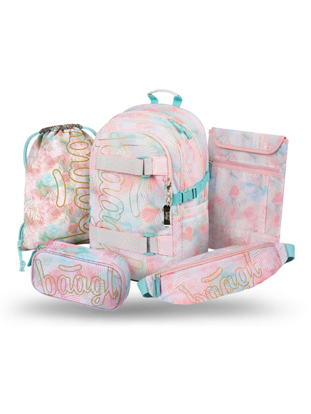 BAAGL  BAAGL SET 5 Skate Sunset: Rucksack, Federmäppchen, Beutel, Hüfttasche, Notebooktasche