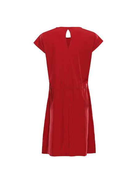 ALPINE PRO Damenfeiertagskleid aus schnelltrocknendem Material ALPINE PRO ASEDA cardinal