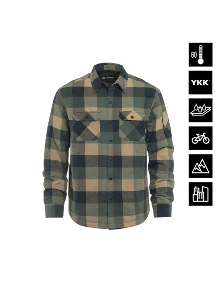 Horsefeathers Wasserdichte wattierte Dough Hemd - iceberg