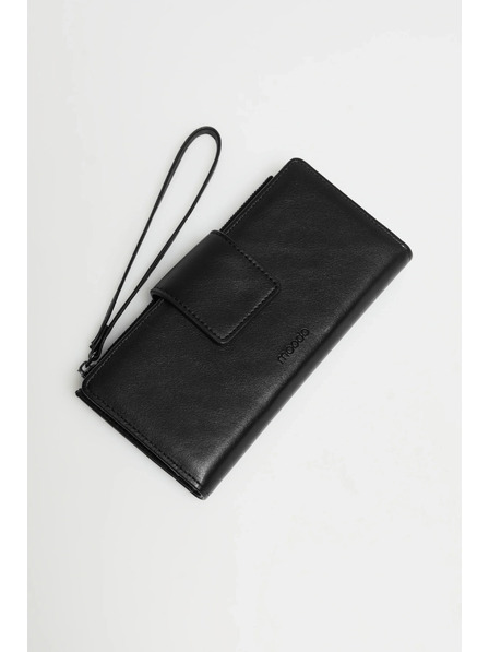 Moodo Große Geldbörse schwarz Moodo