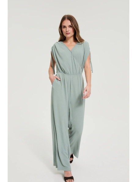Moodo Olivefarbener Jumpsuit Moodo
