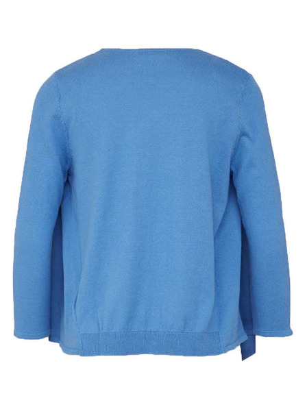 CAMAIEU Blauer kurzer Kardigan CAMAIEU