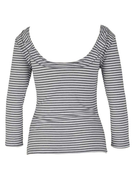 CAMAIEU Gestreiftes Langarm-T-Shirt CAMAIEU