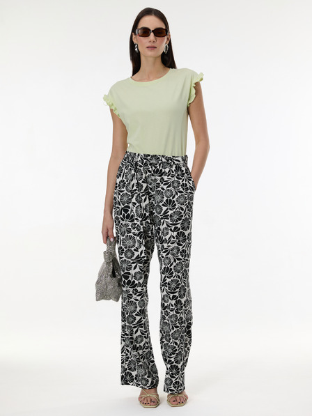 Orsay Hellgrünes Damen-T-Shirt mit kurzen Ärmeln ORSAY