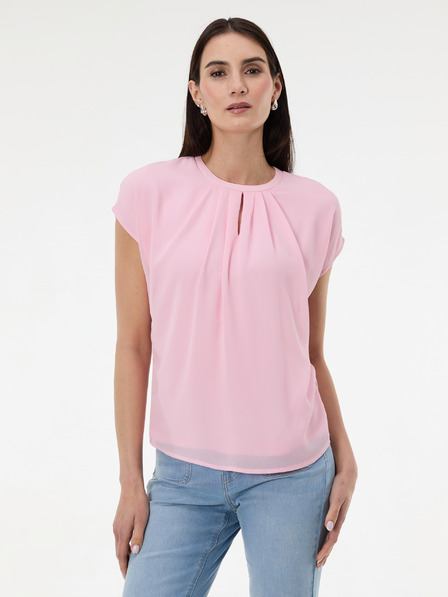 Orsay Rosa Damen-T-Shirt mit kurzen Ärmeln ORSAY