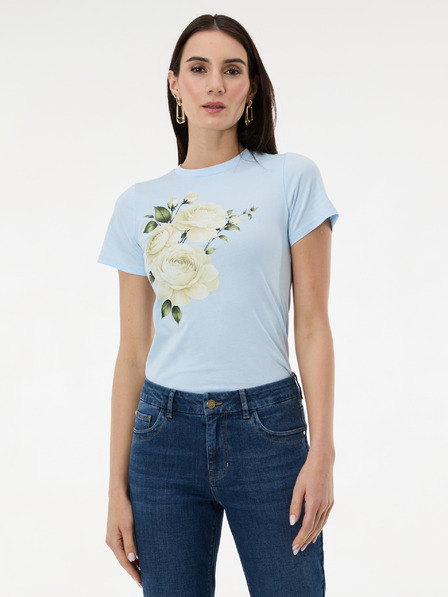 Orsay Hellblaues Damen-T-Shirt mit Aufdruck ORSAY