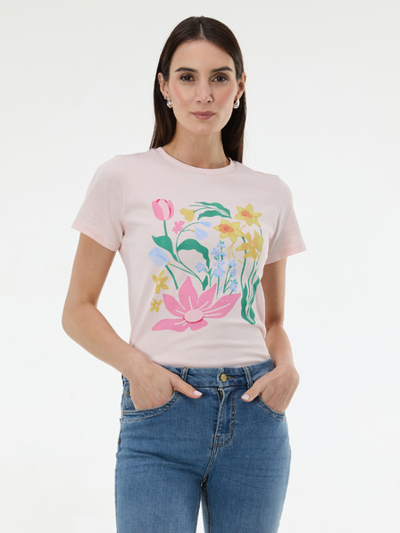 Orsay Hellrosa Damen-T-Shirt mit Aufdruck ORSAY