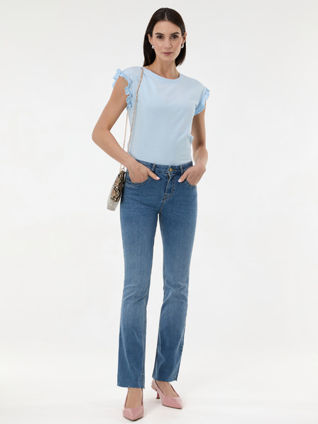 Orsay Hellblaues Damen-Kurzarm-T-Shirt ORSAY