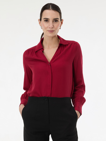 Orsay Burgunderfarbene Damenbluse ORSAY