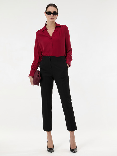Orsay Burgunderfarbene Damenbluse ORSAY