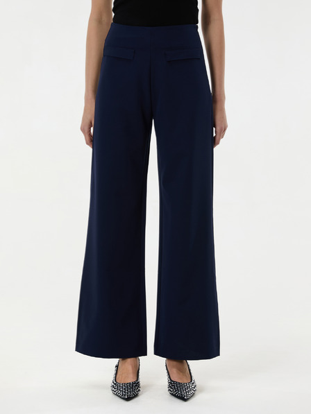 Orsay Dunkelblaue Damen-Gerade Hose ORSAY