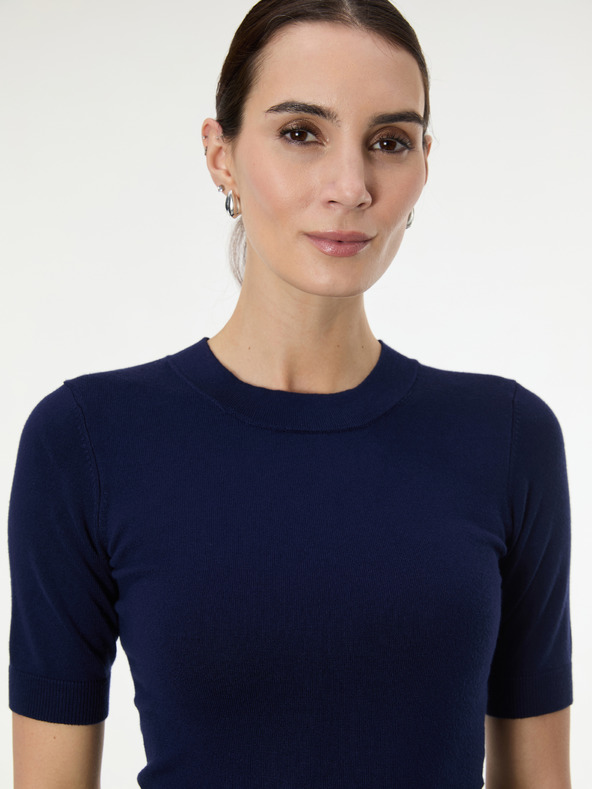 Orsay Dunkelblauer Damen-Kurzarmpullover ORSAY