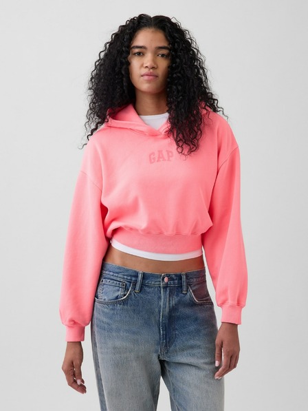 GAP Oversize Crop-Sweatshirt mit Logo VintageSoft GAP