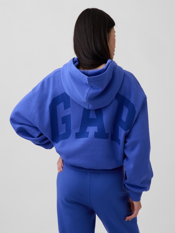 GAP Oversize Crop-Sweatshirt mit Logo VintageSoft GAP