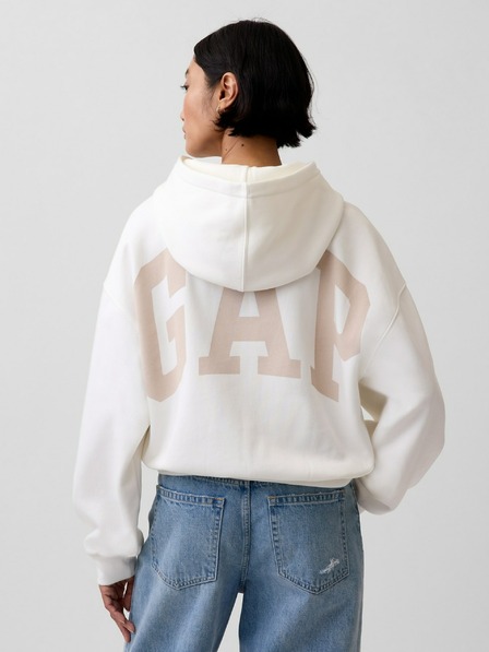 GAP Oversize Crop-Sweatshirt mit Logo VintageSoft GAP