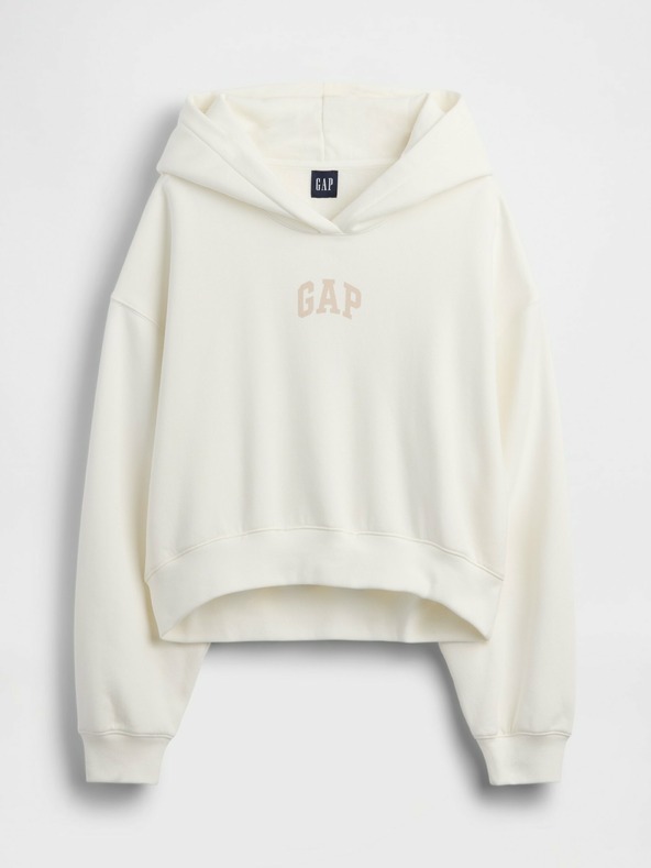 GAP Oversize Crop-Sweatshirt mit Logo VintageSoft GAP