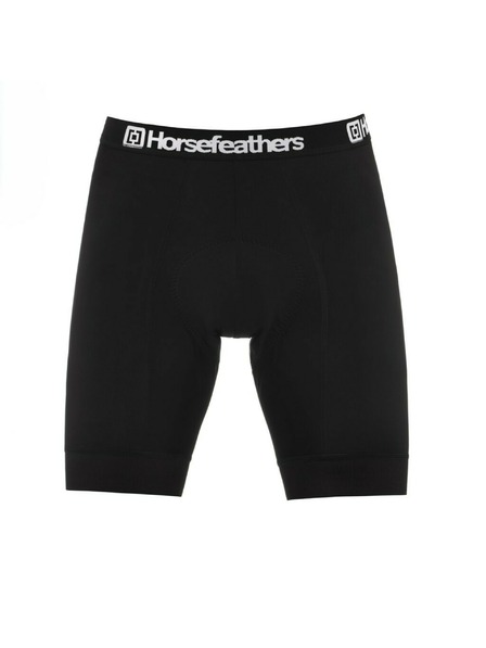 Horsefeathers Damen-Bike-Shorts mit Liner-Einsatz - black
