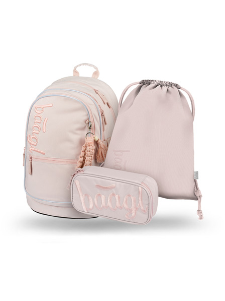 BAAGL  BAAGL 3 SET Core Creamy: Rucksack, Etui, Beutel