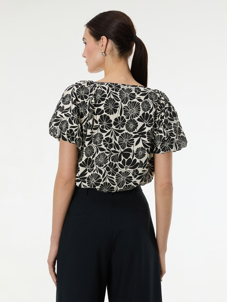 Orsay Schwarze gemusterte Damenbluse ORSAY