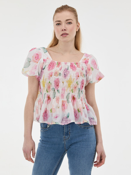 Orsay Rosa gemusterte Damenbluse ORSAY