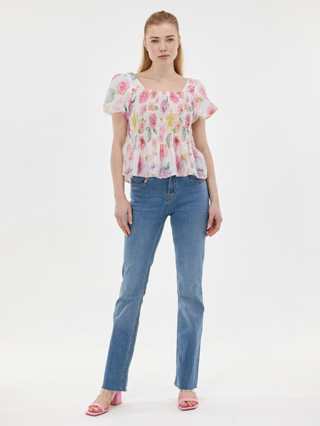 Orsay Rosa gemusterte Damenbluse ORSAY