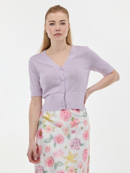 Orsay Helllila Damen-Cardigan mit kurzen Ärmeln ORSAY