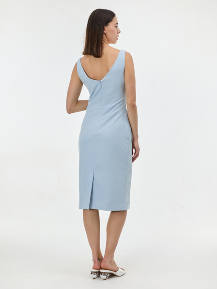 Orsay Hellblaues Damen-Midikleid ORSAY