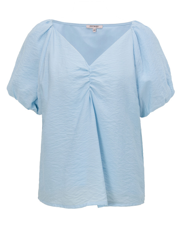 Orsay Hellblaue Damen Bluse ORSAY