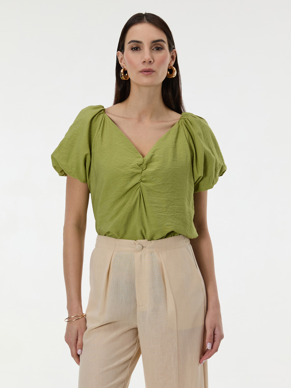 Orsay Hellgrüne Damenbluse ORSAY