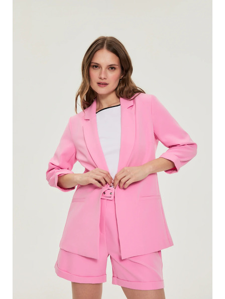 Moodo Sakko mit 3/4-Ärmeln rosa Moodo