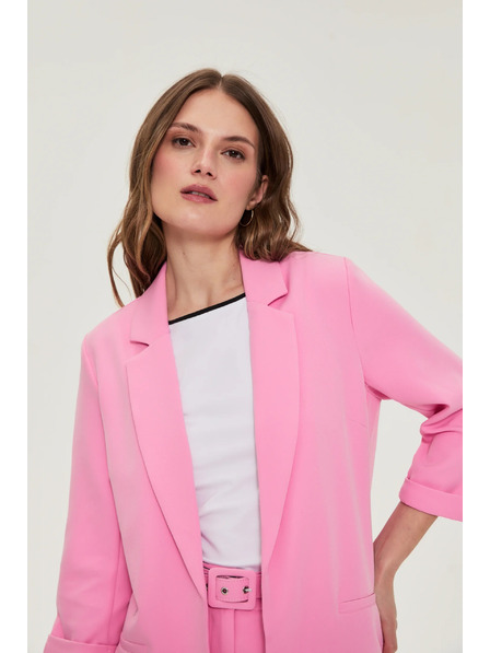 Moodo Sakko mit 3/4-Ärmeln rosa Moodo