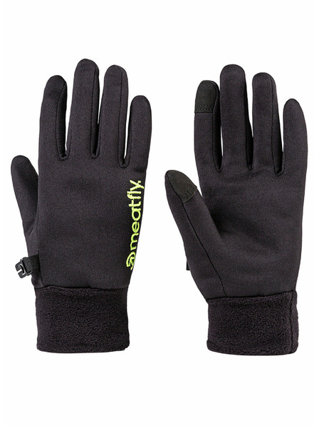 Meatfly Meatfly Kinder Handschuhe Kids Powerstretch Black Lime