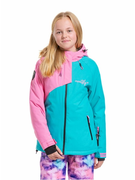 Meatfly Meatfly Kinder SNB & SKI Jacke Deliah Hot Pink/Turquoise