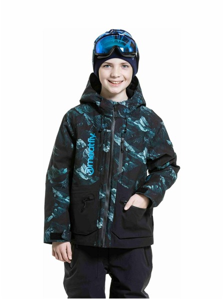 Meatfly Meatfly Kinder SNB & SKI Jacke Bangito Green Mountains