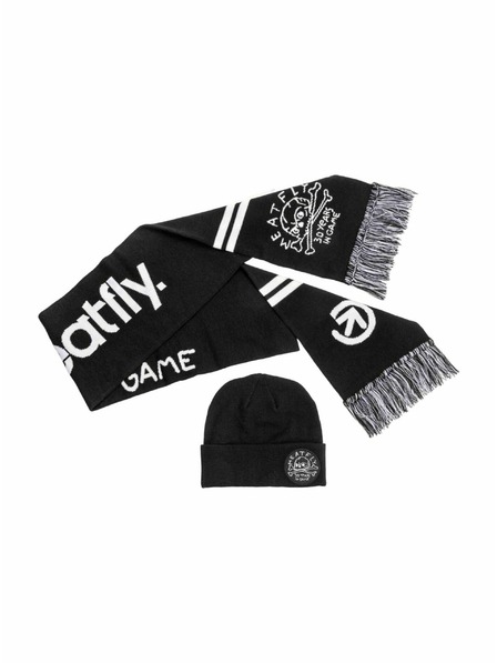 Meatfly Meatfly Set Schal und Mütze Anniversary Black