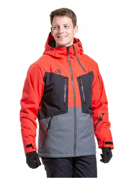 Meatfly Meatfly Herren SNB & SKI Jacke Cronos Ferrari Red/Dark Grey