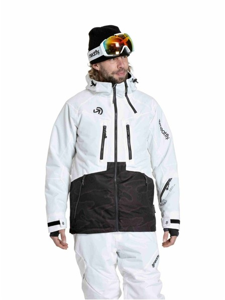 Meatfly Meatfly Herren SNB & SKI Jacke Cronos White / Morph Black