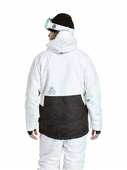 Meatfly Meatfly Herren SNB & SKI Jacke Cronos White / Morph Black