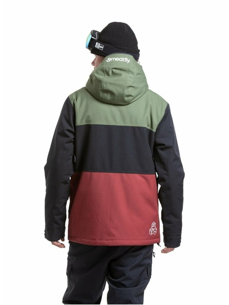 Meatfly Meatfly Herren SNB & SKI Jacke Manifold Bronze Green / Merlot