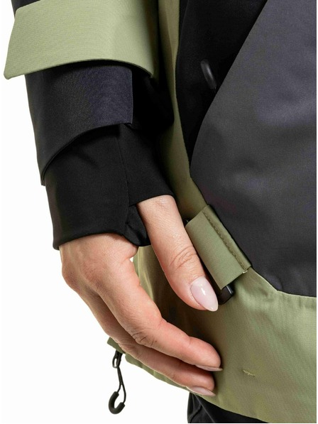 Meatfly Meatfly Unisex SNB & SKI Jacke Maddie Black / Olive Light