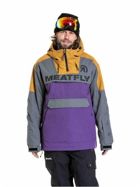 Meatfly Meatfly Herren SNB & SKI Jacke Zenith Dark Grey / Petunia