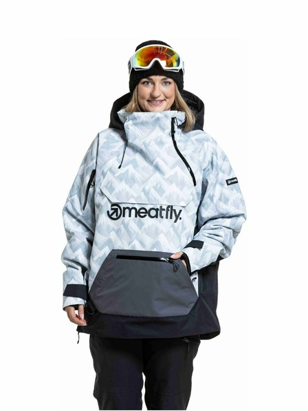 Meatfly Meatfly Unisex SNB & SKI Jacke Maddie White Camo / Black