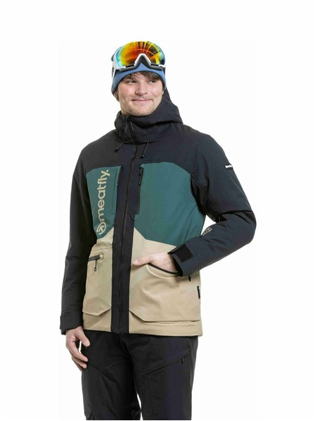 Meatfly Meatfly Herren SNB & SKI Jacke Manifold Black / Safari