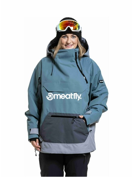 Meatfly Meatfly Unisex SNB & SKI Jacke Maddie Blue Sea / Silver