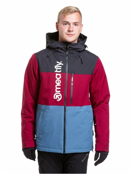 Meatfly Meatfly Herren SNB & SKI Jacke Manifold Beet Red/Slate Blue