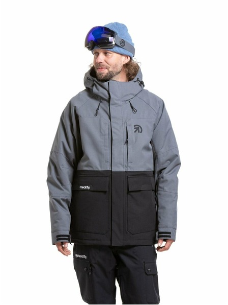 Meatfly Meatfly Herren SNB & SKI Jacke Vertigo Dark Grey / Black