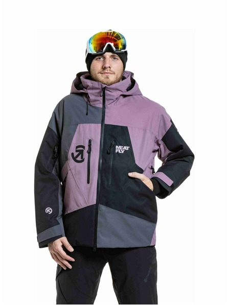 Meatfly Meatfly Herren SNB & SKI Jacke Shader Gray Dark / Orchid