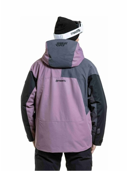 Meatfly Meatfly Herren SNB & SKI Jacke Shader Gray Dark / Orchid