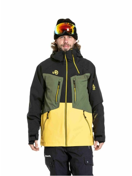 Meatfly Meatfly Herren SNB & SKI Jacke Cronos Black / Solar Power